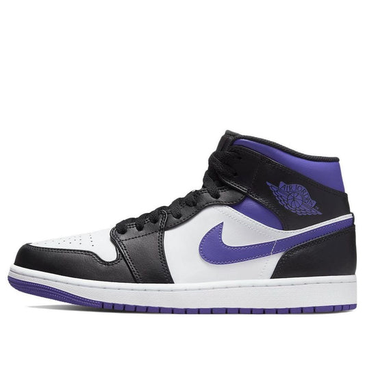 Air Jordan 1 Mid 'Dark Iris'  554724-095 Classic Sneakers