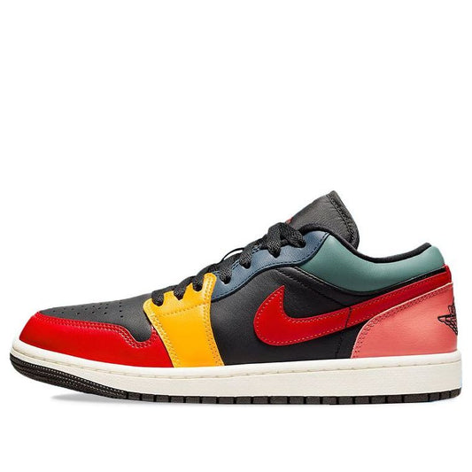 (WMNS) Air Jordan 1 Low SE 'Black Multi-Color'  DN3739-060 Epochal Sneaker