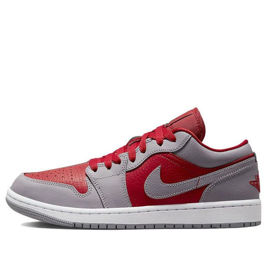 (WMNS) Air Jordan 1 Low SE 'Split - Gym Red Cement Grey'  DR0502-600 Cultural Kicks