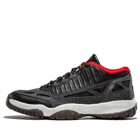 Air Jordan 11 Retro Low IE 'Black Charcoal Red' 2003  306008-061 Antique Icons