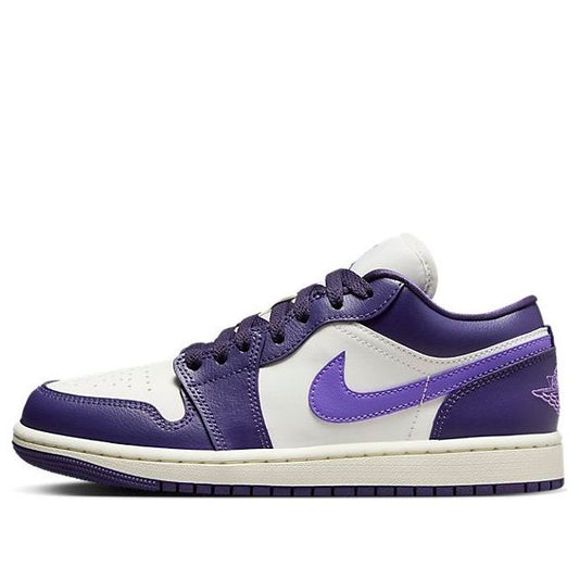 (WMNS) Air Jordan 1 Low 'Purple Sail'  DC0774-502 Iconic Trainers