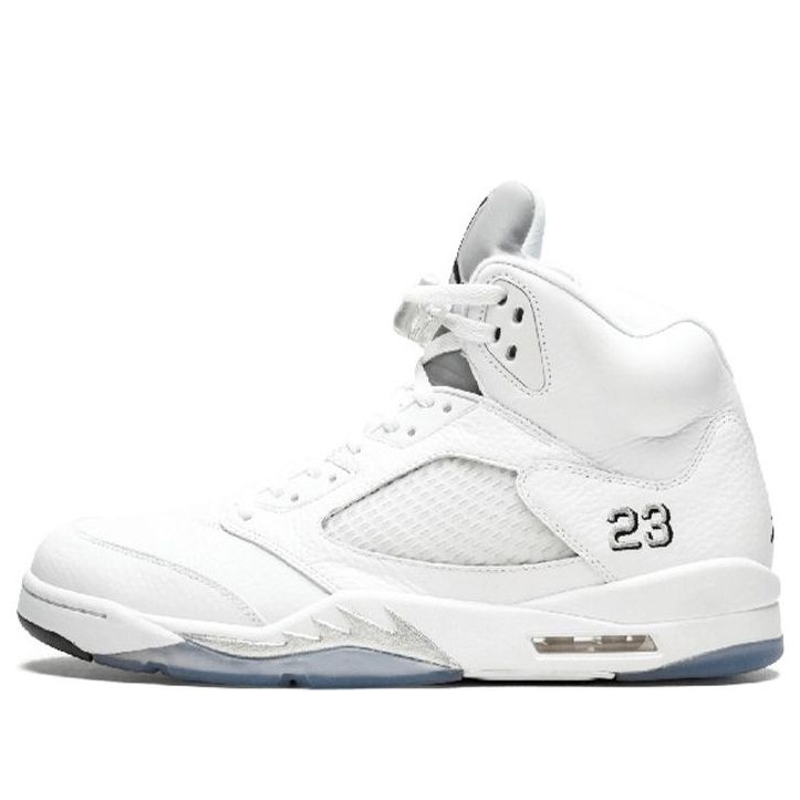 Air Jordan 5 Retro 'Metallic White' 2015  136027-130 Epoch-Defining Shoes