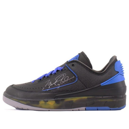 Off-White x Air Jordan 2 Retro Low SP 'Black Varsity Royal'  DJ4375-004 Epoch-Defining Shoes